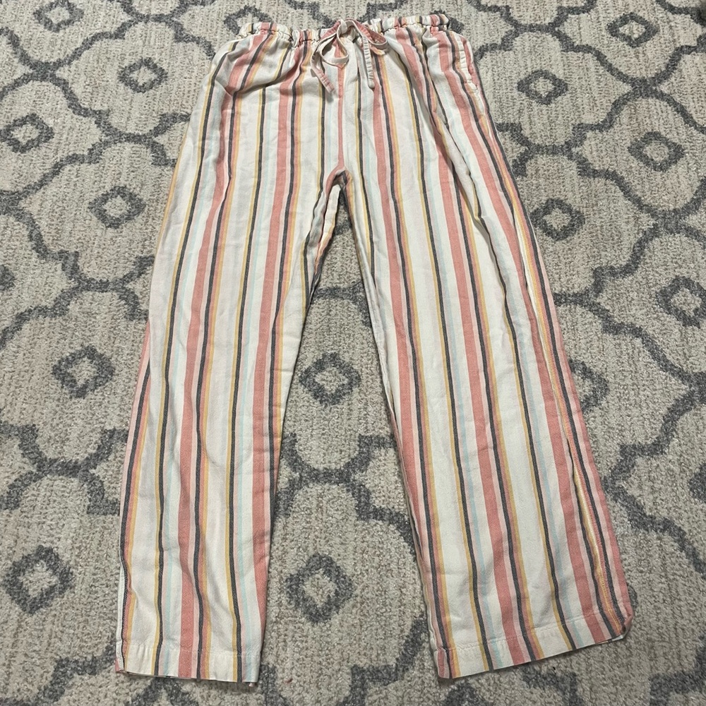 Striped linen pants - Picture 1 of 2